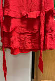 The underneath slip part is longer than the actual dress making the dress look cheap. It's also sewn inside out with the stitch pattern facing towards the outside. I've purchased several dresses from Lulus and never had this low of quality. - Kitanna S.