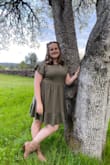 Comfortable and flattering. Can be dressed up or down. - Diana C.