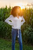 I love how breathable the fabric is, and just gorgeous all around. It's a fave in my closet! - MelissaRoshan P.