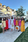 I love this dress! I bought it for a bachelorette party. The one thing I'll say is it is a little short for my normal liking. I ended up wearing bike shorts underneath because the smallest bend or wind revealed my undies! - Emily C.
