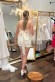 I love this romper! It was so fun to wear dress shopping and again on my bachelorette. I felt secure the whole time and got so many compliments. - Andrea A.