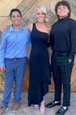 Perfect dress! Fits true to size. Super comfortable material. Shipping was on time. Highly recommend. - Barb H.