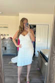 The dress is beautiful and is great quality, but it is too small, and wouldn't even zip up in the back. I'm pretty curvy and have a booty so I was going to try an XL but it's sold out. Bummer because it's a gorgeous dress - Jenna Y.