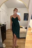 This dress fit beautifully. It hugs in all the right places and is super flattering. Can't wait to wear this to a wedding this summer. - Chantal B.