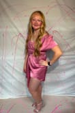 Ordered this dress for my birthday photo shoot!  It was perfect and fit true to size. Only complaint is that it wrinkles super easily. - Georgette S.
