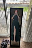 Originally bought a medium but ended up exchanging for a large due to the top being a bit too small. The large fits perfect! It's definitely long so will need to get it hemmed at the bottom. The return/exchange was so easy. I even needed to extend the day, and by email, they accompanied me! - Carolyn B.