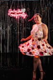 I looooved this dress! I got it for my 30th birthday party and felt like the belle of the ball! I loved the way I felt in it, and the way it moved was everything. It was a little big in the bust, but I'm not terribly busty and that was easily fixed with some tape and pins. - Akina R.