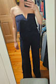 I bought this color, and the pink and the navy blue are much better looking. But still, the material is cheap and stretchy. You will need a tummy control shorts to keep everything sucked in as this clings to your belly and shows all underwear lines. I really wanted to like this, and if it had been a better quality material, I would definitely keep it. - Ann H.