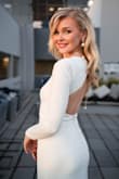Absolutely worth every penny. I tried on multiple smile elegant wedding dresses in different stores in LA, and they would cost from 2k each. I found this dress on Lulus and decided to order it, and it fits better than any dress I tried on before! The back is gorgeous. To make it a little less conservative and more creative, I styled it with a chunky gold necklace and earrings. - Josefin S.
