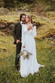 My partner and I decided to do a last minute elopement on our anniversary and needed something quick! This dress was perfect!! I got endless compliments. It looked high end and was nicely weighted. Not cheap feeling at all. Highly recommend - Kate H.