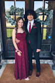 This dress was a perfect fit. The elegant floral patterns and sophisticated, yet simple maroon colors received so many compliments creating a lifelong memory. Highly recommend this show stopper. - Joshua J.