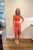 This outfit was absolutely perfect for my 40th birthday celebration! It was comfortable, chic, and true to size. Can't wait to buy more colors. - Eva G.