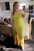 A couple of honest thoughts: It doesn't fit super well for a curvy girl. It's a bit tight around the waistline and stomach area, so be mindful if you're curvy/plus size. The fabric doesn't look as nice as in the photo, but overall, it's pretty. - Ariel D.