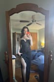 This dress is such amazing quality and great material. The way the roses are stitched on is great. Looks like a $500 dress. So happy with it and the fit. Originally got a small, had to size down to a XS because the top was falling down a bit. Will still need some fashion tape to keep it up while dancing. - Julia W.