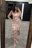 This dress is so beautiful I was obsessed. The fit, the color, the style is perfect and elegant. I wore it to a wedding. Two hours later, the seam under my arm ripped open. Mind you, it was not tight on me. I usually wear an xs and purchased a small because of one review I read that said the seam busted. I still took a chance on it. I had to go change into something else. Also, this is an $80 dress which I loved and will not get to wear again. Very disappointed. This has never happened with a Lulus dress. - Erika M.