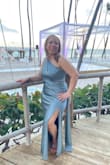 I wore the dress for beach wedding. It fit perfectly and very comfortable. The color was beautiful. I received a lot of compliments. - Karina R.