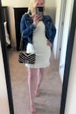I highly recommend this dress!! It is bright white, well-lined, and cut beautifully!! Plus, it's very comfortable!! - Caitlin M.