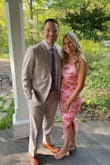 The dress runs a tiny bit large but I found it to be perfect for a wedding so I was able to move around and dance comfortably! The straps are adjustable as well which is a huge plus. The colors in the dress are so vibrant and I received compliments all night! Can't wait to wear this dress again! - Kaitlyn B.