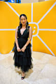 Dress is great, except around the bust. Bust was slightly loose, and I had to use tape to keep it from showing the girls. I recommend taking it to a seamstress to get it more fitted. Other than that, the dress is absolute perfection. - Ayezza Z.