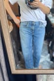 I purchased these jeans for casual functions and to wear to work. They have a nice rinse to them, almost an acid wash, and have really cute stitching on the legs that make them unique. I was worried because I wanted them to fit larger than just a straight cut, but they were just a tad large . I washed them in warm and dried on high, so they shrank just perfectly while retaining enough stretch without TOO much stretch. I love them! - Maria F.
