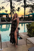 Love the material and colors. The slit was EVERYTHING! I got so many compliments and just felt so pretty in this dress. - Chelsea H.