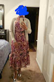 This was my second time wearing this gorgeous dress. Wore it to a baptism and this time to Easter service. Definitely longer on my short frame, but I actually liked this length! - Lydia A.