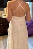 Like a lot of the other reviews, the straps came in the wrong place on my dress. Apart from this, I love the dress. It fits perfectly, but I'm a little annoyed. I'm going to have to take it to a seamstress and have the straps moved to where they belong in order to wear this comfortably. This is clearly an ongoing issue that Lulus is choosing to ignore. - Elizabeth P.