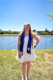 Love! Perfect for Graduation. Good quality material and very flattering. My only complaint is the tightness around the waist. A little difficult to get on/off. - Georgette S.