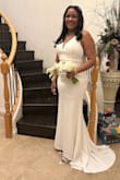 I bought this dress for my 25th anniversary and after a few that I returned previously this was the chosen one and I couldn't choose a better one it captivated me. - Mabel S.