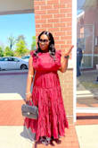 The fabric is rich and the dress is stunning. I got so many compliments. Definitely recommend it. - Bianca B.