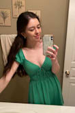 This dress is super cute and comfy, but ran a bit big. I'm usually a small in Lulus dresses, but the small was too big in the bust and waist, so I had to size down. Thankfully, the smaller size fit perfectly! The fabric is really nice and it's perfect for spring and cooler summer days! - Megan L.