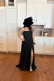 This is my sister's bridesmaid dress for my wedding, and I love it so much. It's great quality & shipping was quick. The floral/lace detail is also very pretty. - Annie L.