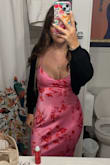 This dress was so flattering! I will say if you have bigger "girls" maybe take that into consideration with sizing or choosing this style dress because there is not a whole lot of fabric in the bust but it was really flattering with my chest size. Regardless, I got so many compliments on this dress and I'm going to find a way to wear it on every occasion! - Madeline R.