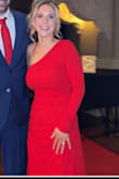 I'm only 5ft so my mom hemmed the dress for me. It fit like a glove! I got so many compliments on it! - Jessica P.
