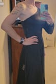 Unsure how much I like this. My friend said I looked like I was wearing a figure skating costume. I bought a few dresses so we will see which one wins out. Fits perfect though. May need some fun heels to jazz it up! - Page D.