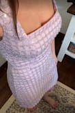 This dress is gorgeous in person, the beading is well made and high quality. Overall fit was perfect but I am super petite so the straps were a bit long. I loved the rest of the dress so much that I ended up just getting the straps tailored and its perfect! - Jennifer H.