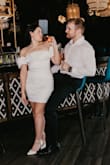 This dress was perfect for my engagement photoshoot! I am a typical medium and it fit great! - Faithann K.
