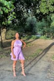 The dress arrived just as pictured online! I used the fit helper because I'm either an XS or a S. Based on the online quiz, I ordered the small and the fit was perfect! Super cute, comfortable dress. Lots of fun in the dance floor and received compliments from guests and vendors. Will shop this site again! - Shelley V.