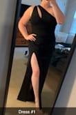 Loved this dress and probably won't have to get it hemmed with 3" heels. - Samantha B.