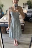 This dress was EXACTLY what I was hoping for! I am 5'10 and 130lbs and I was worried a small would be too tight around my chest and overall shorter than I wanted but it fits like A GLOVE! Super excited to take pictures in this dress! - Madison E.