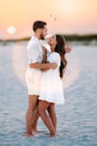 We had an engagement photoshoot on the beach, and this was such a perfect dress! It fits perfectly for my larger bust of 32DDD. Definitely need this if you're considering! - Journey H.