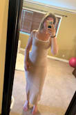 Oh I am obsessed! So comfy and cute! Can be casual with sneakers or dressy with sandals. Size M - Jaina C.
