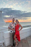 I got this dress for my brother's beach wedding. It fit perfectly and looked amazing. I got so many compliments! The colors were so pretty and vibrant! I felt like a movie star wearing it! - Sonaiah T.