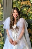 I received so many compliments on this dress. It was a bit tight at the bust. And I had side boob cleavage. So definitely order up! Especially for the girlies with a bigger bust. I added my own detachable sleeves from SHEIN. It completely changed the look! I was channeling princess vibes. - Kimberly L.