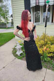 It was way too long for me so I did have to get it altered but it fits perfectly. - Isabella A.
