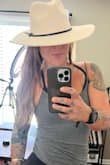 Perfect fit - flattering and well made for the price. Adjustable ribbon on the inside so you can fit it to you and what's comfortable. Cute, flattering, and dress it up or down. - Jo L.