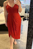 This dress is stunning - fits like a dream. Just needs a dry cleaning to help with packaging wrinkles. - Sarah P.