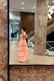 Fits beautifully, length is a good long, you have to wear it with heels for sure. Material comfortable and not itchy. Makes you feel so pretty and I got several compliments.:) - Sarai M.