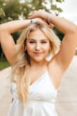 Beautiful dress. Perfect for graduation photos! - Gabriella L.