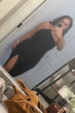 Very cute dress! Super comfortable. Ordered a M but I'm sure a S wouldve worked as well for a bit of a tighter fit - it has some stretch! - MaryAna M.
